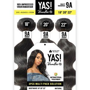 3pk bundle set  of body wave 18" 20" 22"